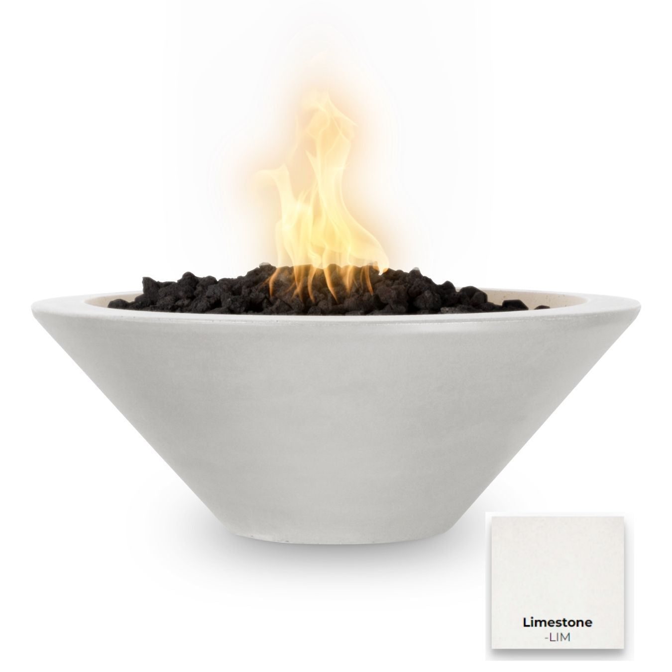 Cazo Concrete Fire Bowl by The Outdoor Plus - Free Cover Included