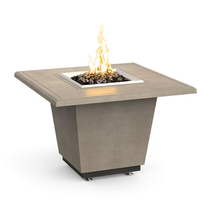 American Fyre Designs Cosmopolitan Square Firetable with Electronic Ignition + Free Cover