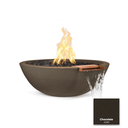 Sedona Concrete Fire & Water Bowl by The Outdoor Plus - Free Cover Included