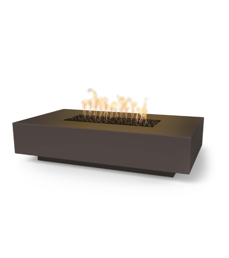 The Outdoor Plus Cabo Linear Concrete Fire Pit - Free Cover