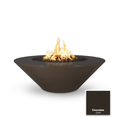 Cazo Concrete Fire Pit Wide Ledge by The Outdoor Plus - Free Cover Included