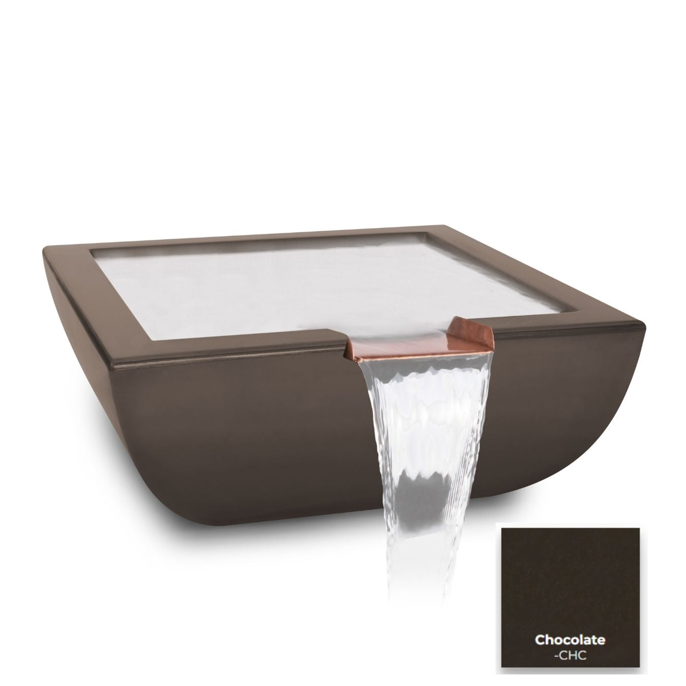 Avalon Concrete Water Bowl by The Outdoor Plus - Free Cover Included