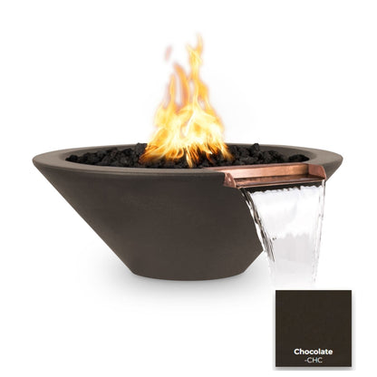 Cazo Concrete Fire & Water Bowl by The Outdoor Plus - Free Cover Included