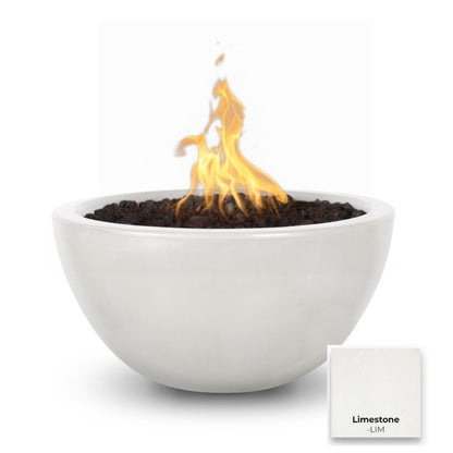 Luna Concrete Fire Bowl by The Outdoor Plus - Free Cover Included