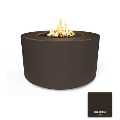 Florence Concrete 42" Fire Table / 24" Tall by The Outdoor Plus - Free Cover Included