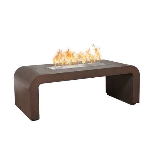 Calabasas Metal Fire Table by The Outdoor Plus - Free Cover Included