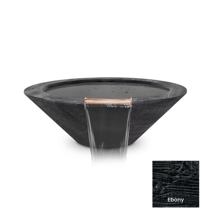 Cazo Wood Grain Concrete Water Bowl by The Outdoor Plus - Free Cover Included