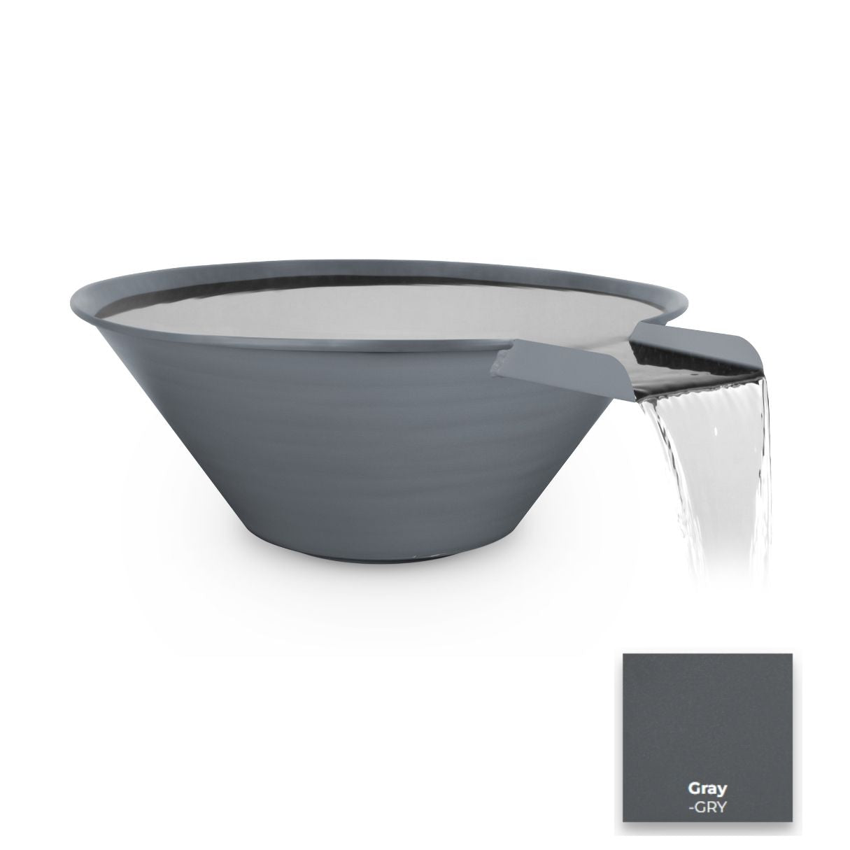 Cazo Powdercoated Steel Water Bowl by The Outdoor Plus - Free Cover Included