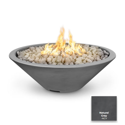 Cazo Concrete Fire Pit Narrow Ledge by The Outdoor Plus - Free Cover Included