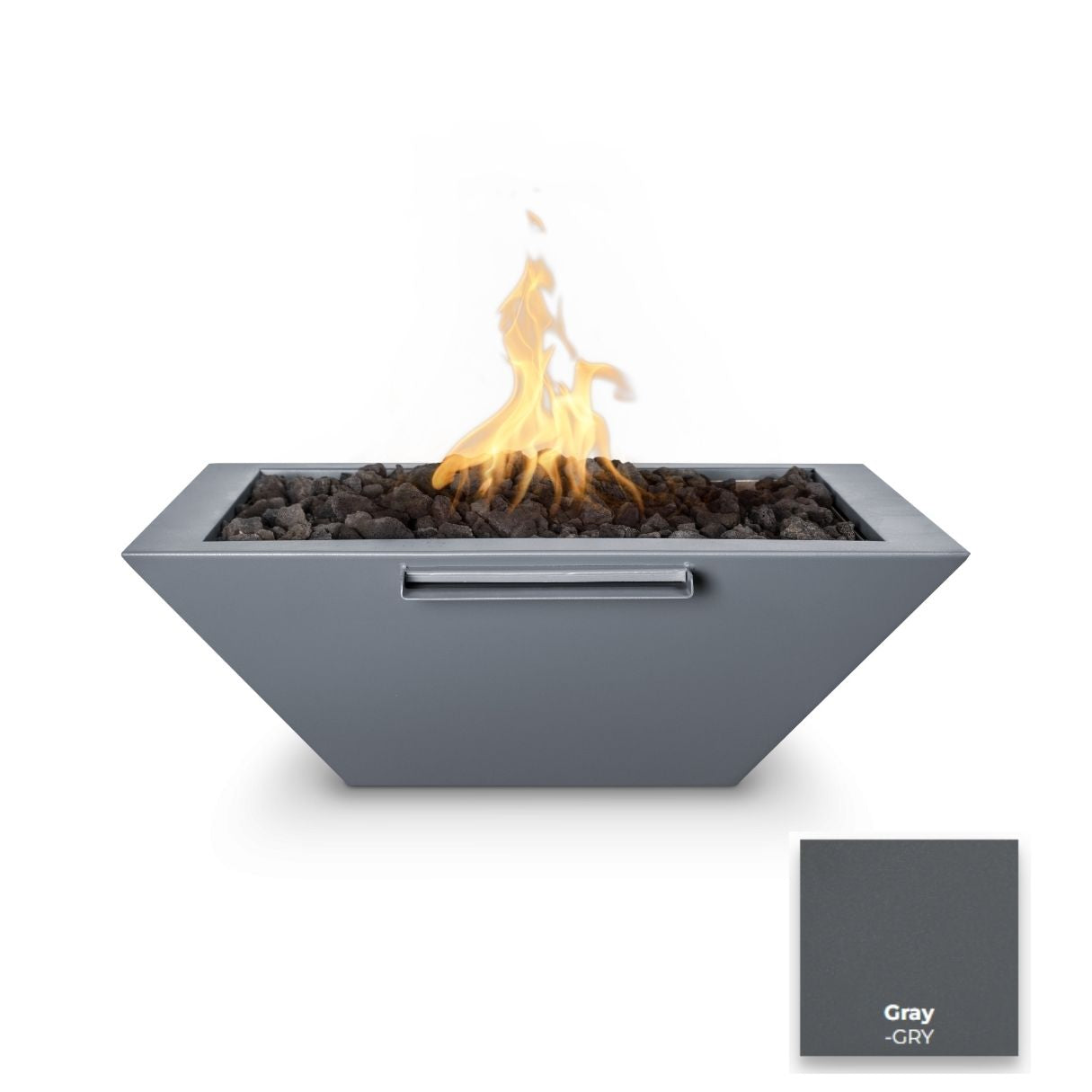 Maya Powdercoated Steel Fire & Water Bowl by The Outdoor Plus - Free Cover Included