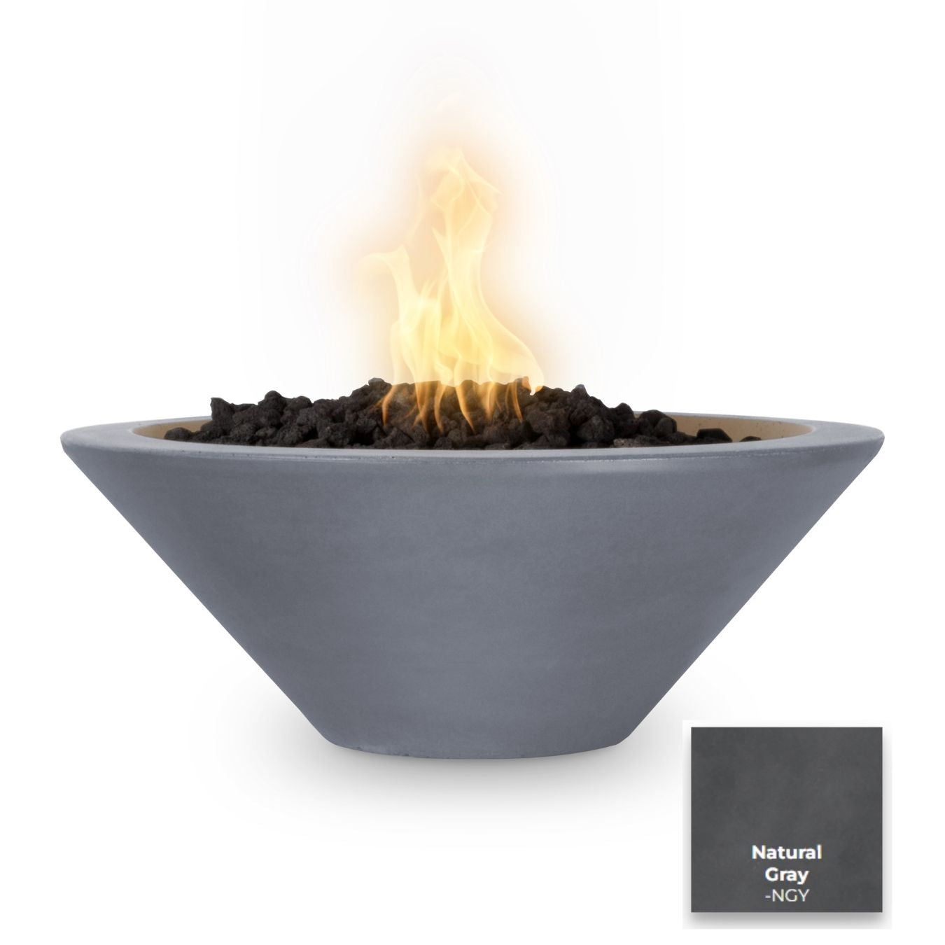 Cazo Concrete Fire Bowl by The Outdoor Plus - Free Cover Included