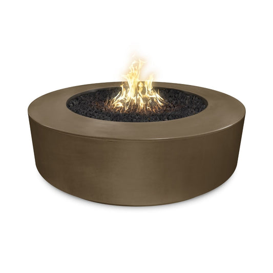 Florence Concrete Fire Pit 72" by The Outdoor Plus - Free Cover Included