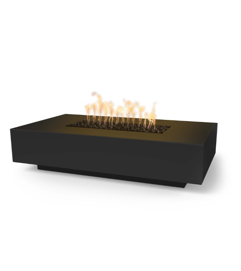 The Outdoor Plus Cabo Linear Concrete Fire Pit - Free Cover