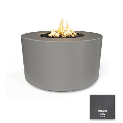 Florence Concrete 42" Fire Table / 24" Tall by The Outdoor Plus - Free Cover Included