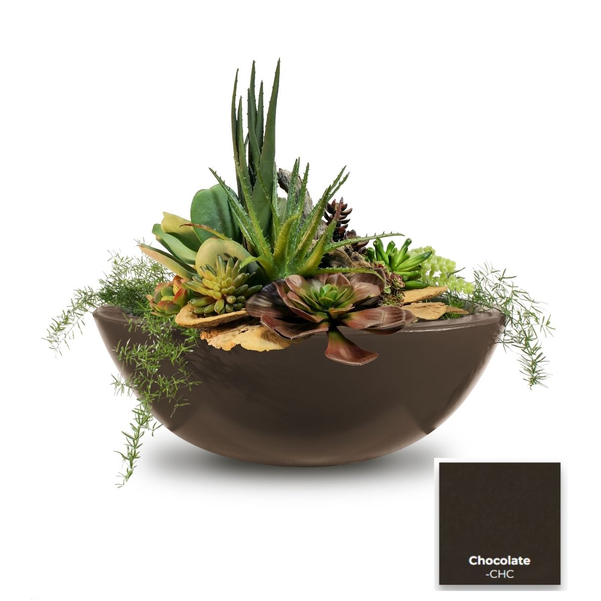 Sedona Concrete Planter Bowl by The Outdoor Plus