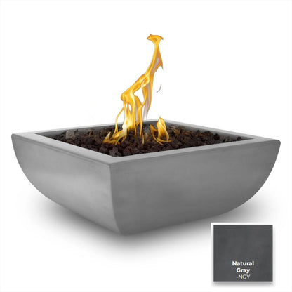 Avalon Concrete Fire Bowl by The Outdoor Plus - Free Cover Included