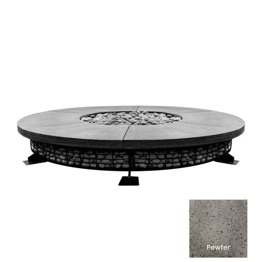 Fuego 89"  Fire Table by Prism Hardscapes - Free Cover Included | American Fire Features