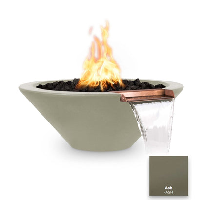 Cazo Concrete Fire & Water Bowl by The Outdoor Plus - Free Cover Included