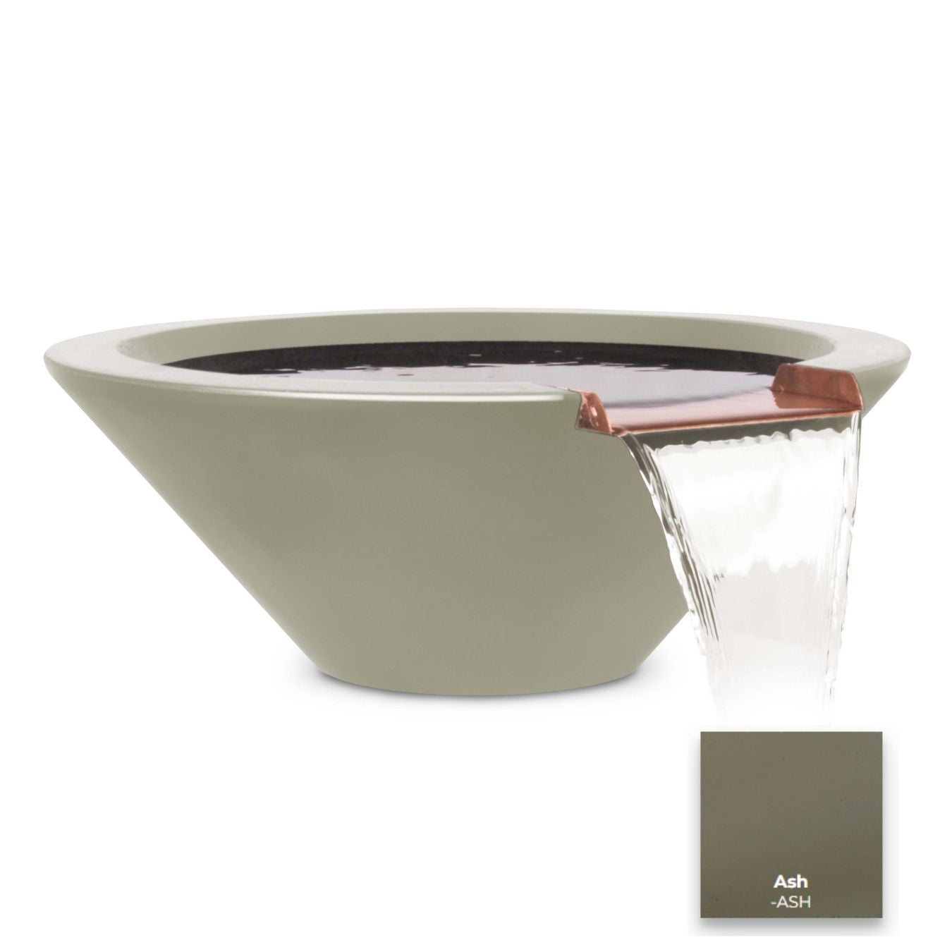 Cazo Concrete Water Bowl by The Outdoor Plus - Free Cover Included