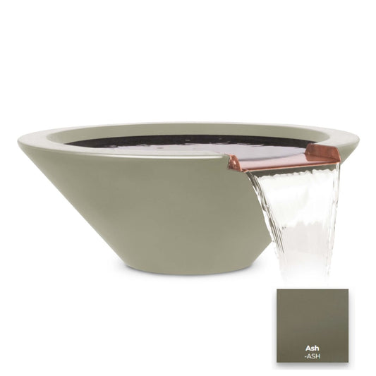Cazo Concrete Water Bowl by The Outdoor Plus - Free Cover Included | American Fire Features