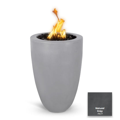 Castillo Concrete Fire Pillar by The Outdoor Plus - Free Cover Included