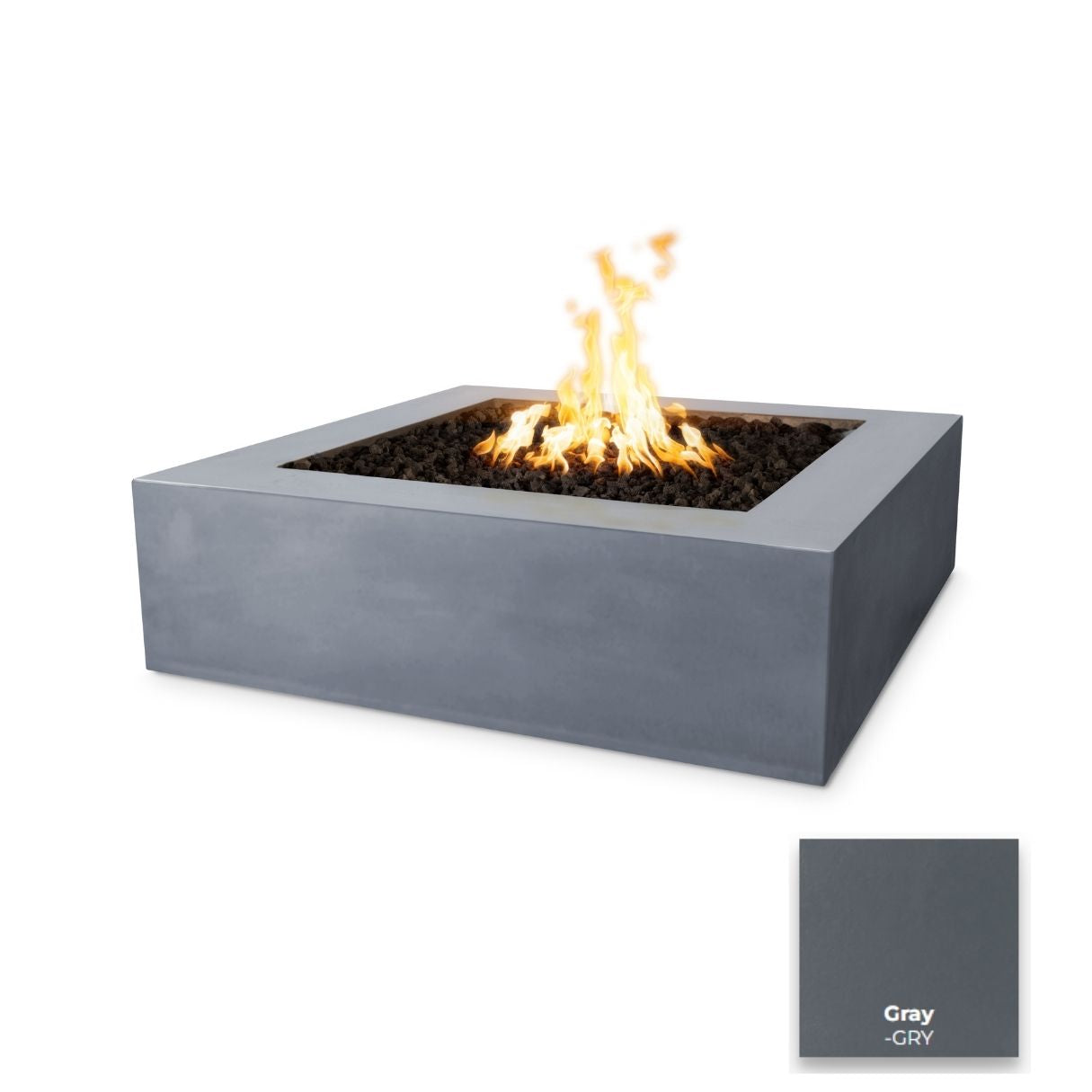 Quad Concrete Fire Pit by The Outdoor Plus - Free Cover Included