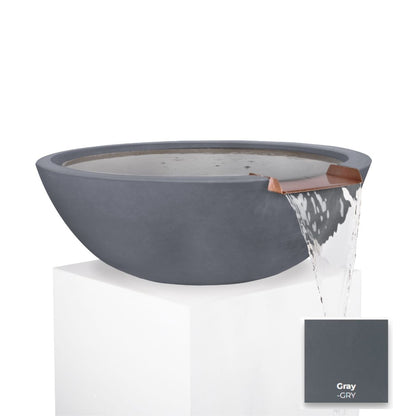 Sedona Concrete Water Bowl by The Outdoor Plus - Free Cover Included