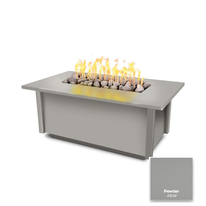 Salinas Metal Fire Table by The Outdoor Plus - Free Cover Included