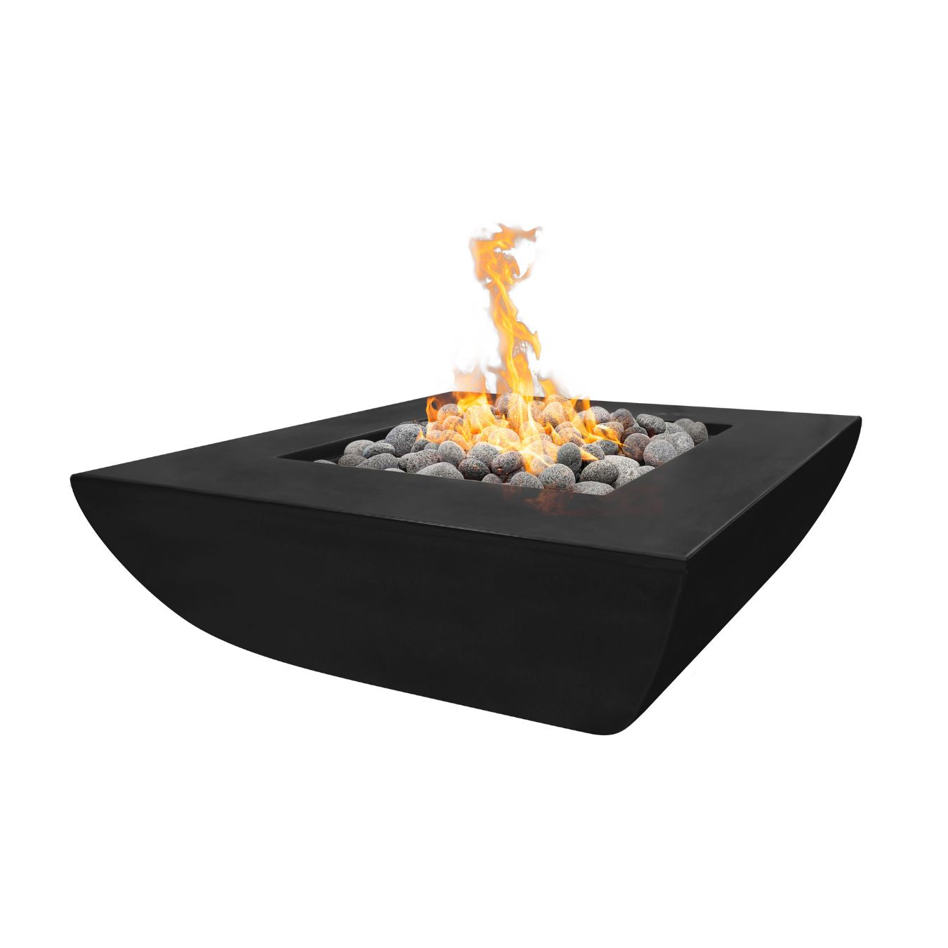 Avalon Wide Ledge Fire Pit by The Outdoor Plus - Free Cover Included