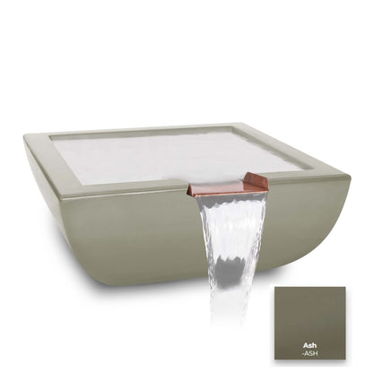 Avalon Concrete Water Bowl by The Outdoor Plus - Free Cover Included