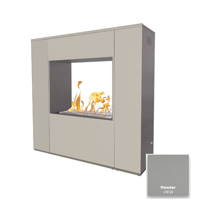 Williams Outdoor Fireplace - Powder Coated Metal by The Outdoor Plus