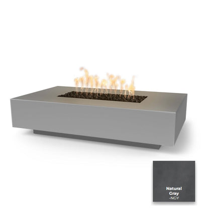 Cabo Linear Concrete Fire Pit by The Outdoor Plus - Free Cover Included