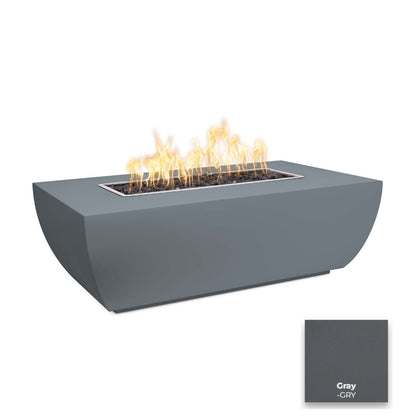 Avalon Linear Metal Fire Pit - 15" Tall by The Outdoor Plus - Free Cover Included