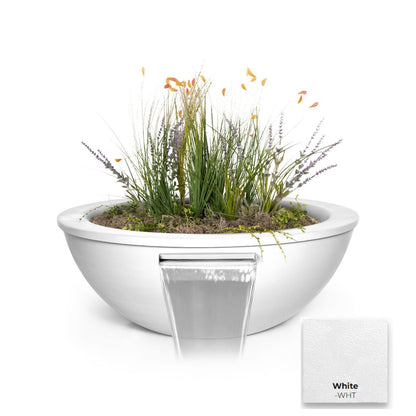 Sedona Powdercoated Steel Planter & Water Bowl by The Outdoor Plus