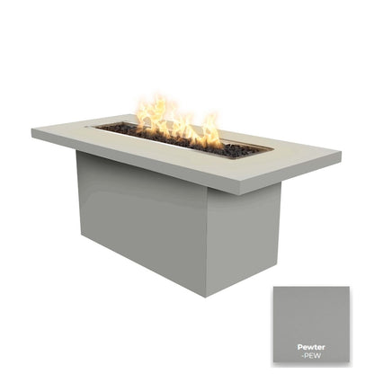 Bella Linear Steel Fire Table by The Outdoor Plus - Free Cover Included