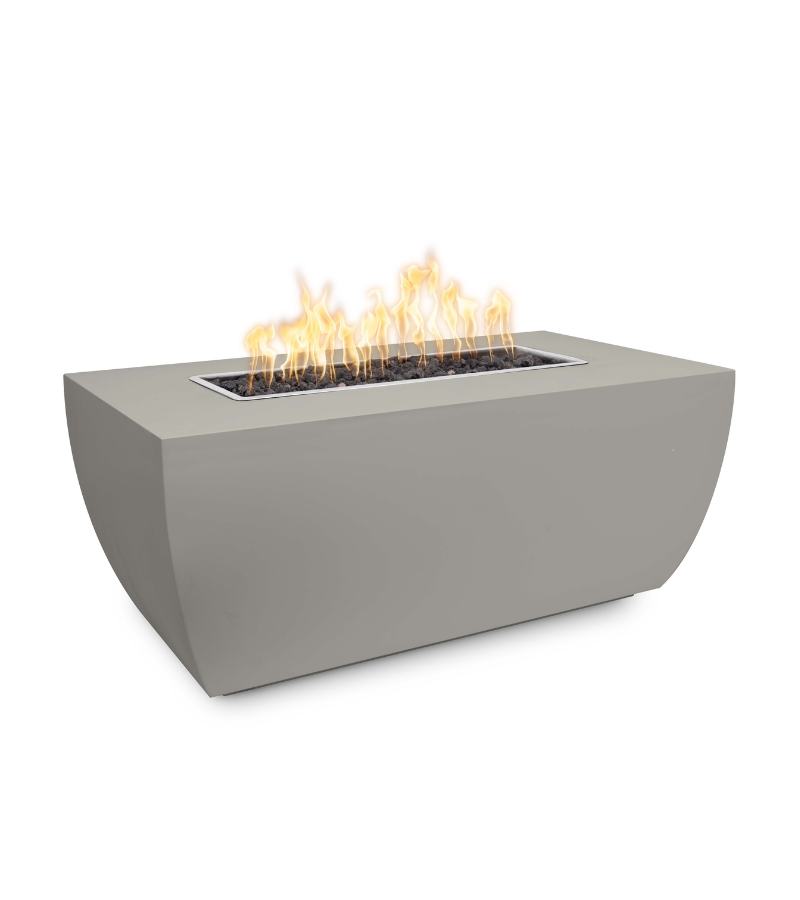 The Outdoor Plus Avalon Linear Metal Fire Pit - 24" Tall + Free Cover