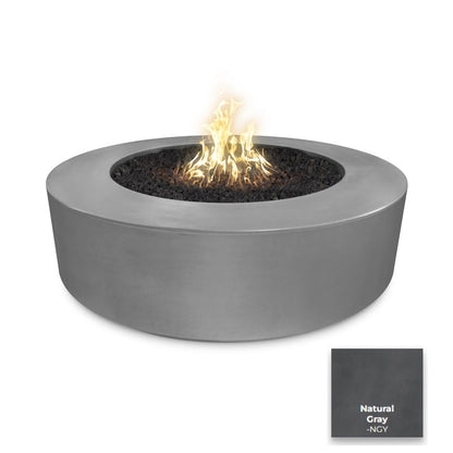 Florence Concrete Fire Pit 72" by The Outdoor Plus - Free Cover Included