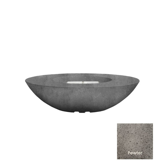 60" x 36" Ovale Fire Bowl by Prism Hardscapes - Free Cover Included | American Fire Features