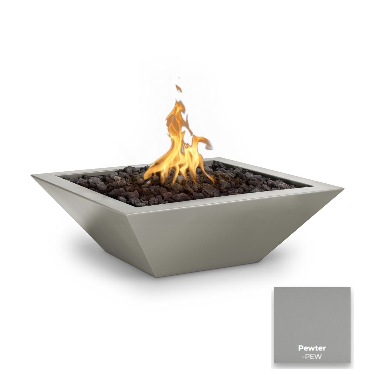 Maya Powdercoated Steel Fire Bowl by The Outdoor Plus - Free Cover Included