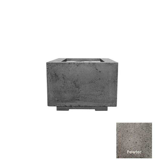 square fire pit kit | Fire Bowl Scatola Prism Hardscapes | American Fire Features 