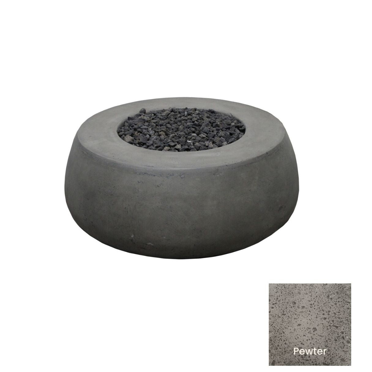 Dune Concrete Gas Fire Bowl by Prism Hardscapes - Free Cover Included