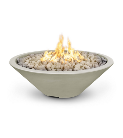 The Outdoor Plus Cazo Concrete Fire Pit - Narrow Ledge - Free Cover