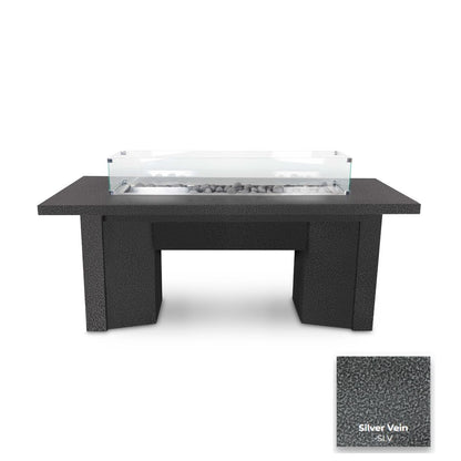 Alameda Powder Coat Steel Fire Table by The Outdoor Plus - Free Cover Included