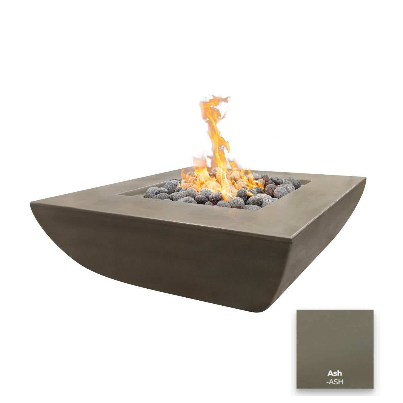 Avalon Wide Ledge Fire Pit by The Outdoor Plus - Free Cover Included