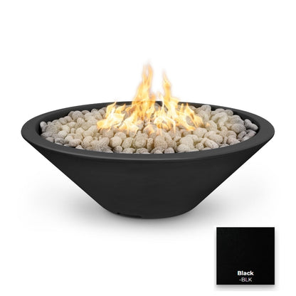 Cazo Concrete Fire Pit Narrow Ledge by The Outdoor Plus - Free Cover Included