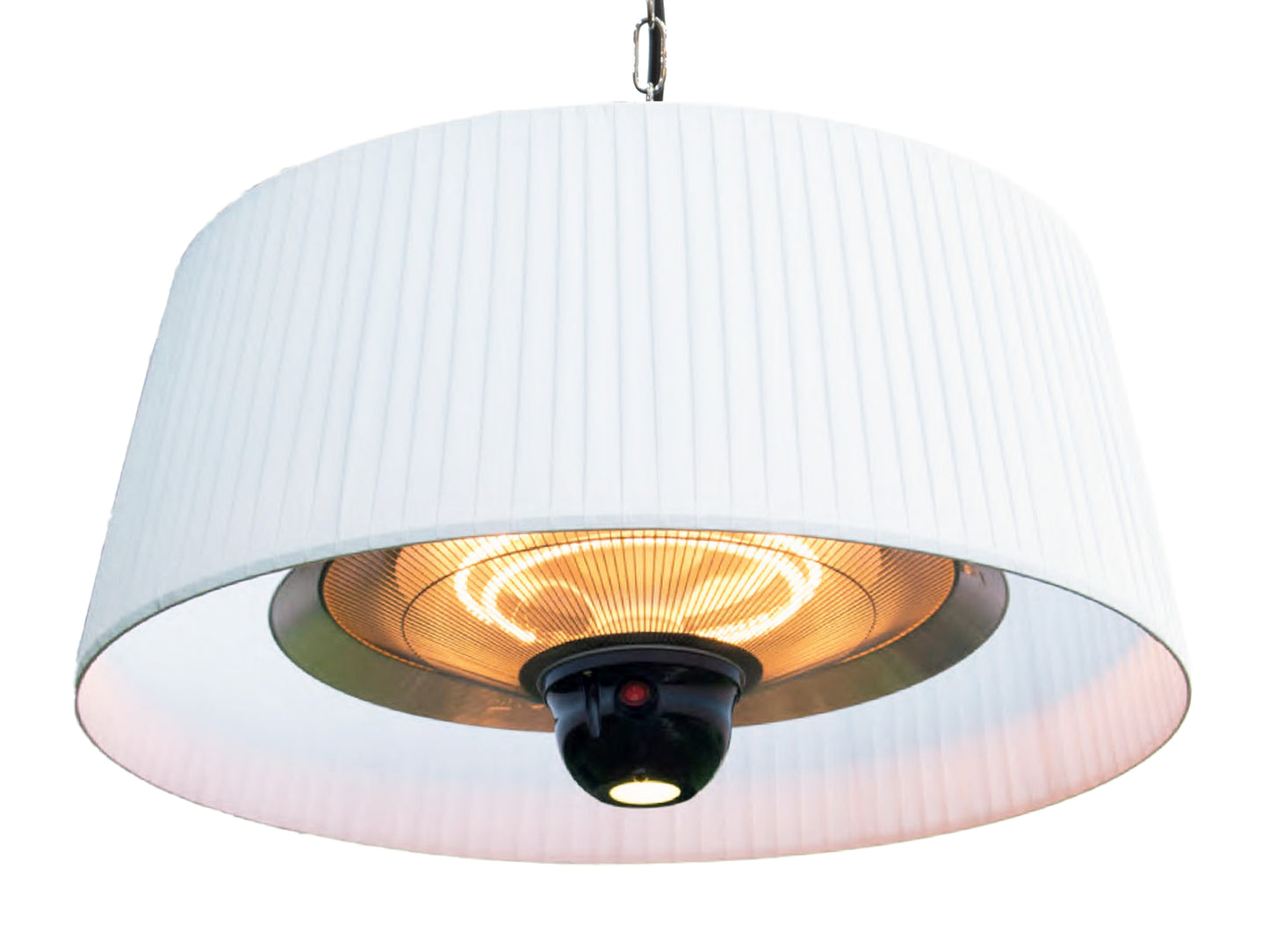 SOL GLOW White Pendant Electric Heater, 36”, 1500W