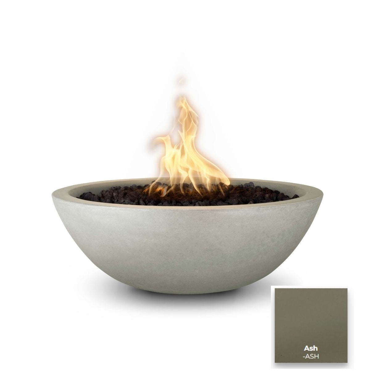 Sedona Concrete Fire Bowl by The Outdoor Plus - Free Cover Included