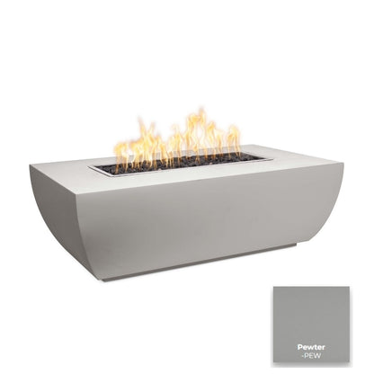 Avalon Linear Metal Fire Pit - 15" Tall by The Outdoor Plus - Free Cover Included