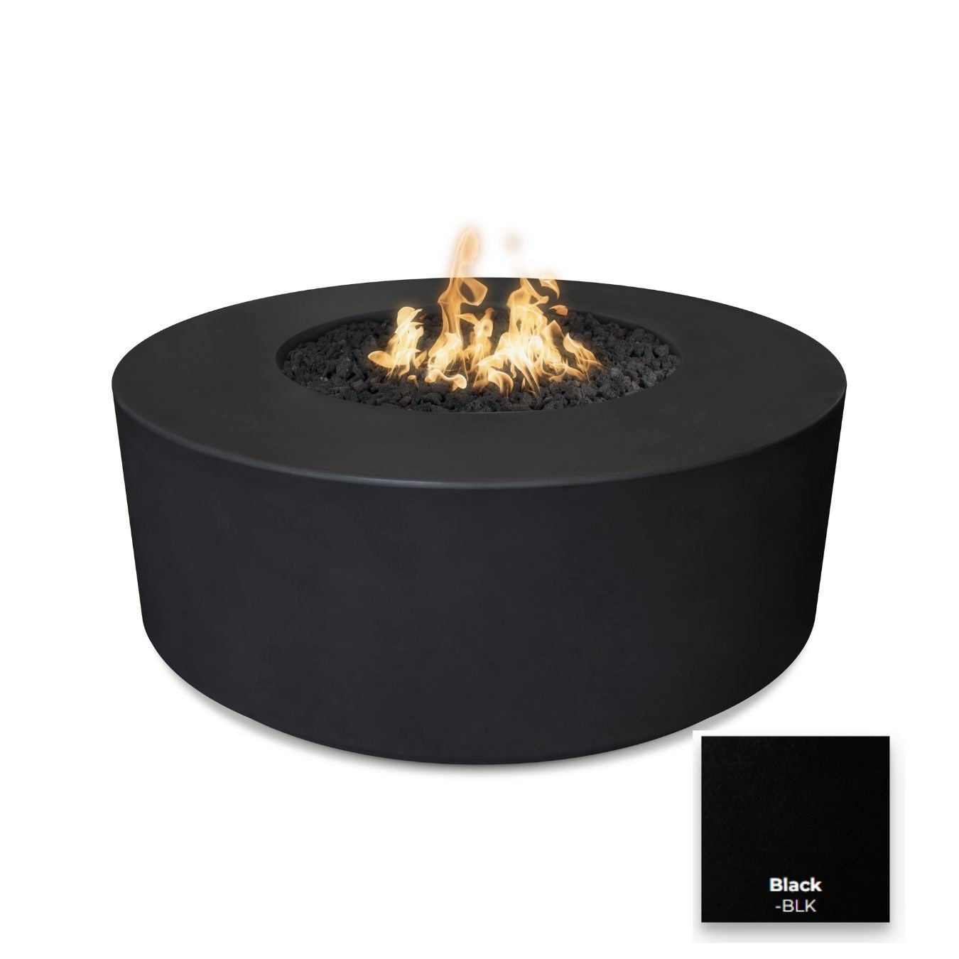 Florence Concrete Fire Pit 54" by The Outdoor Plus - Free Cover Included