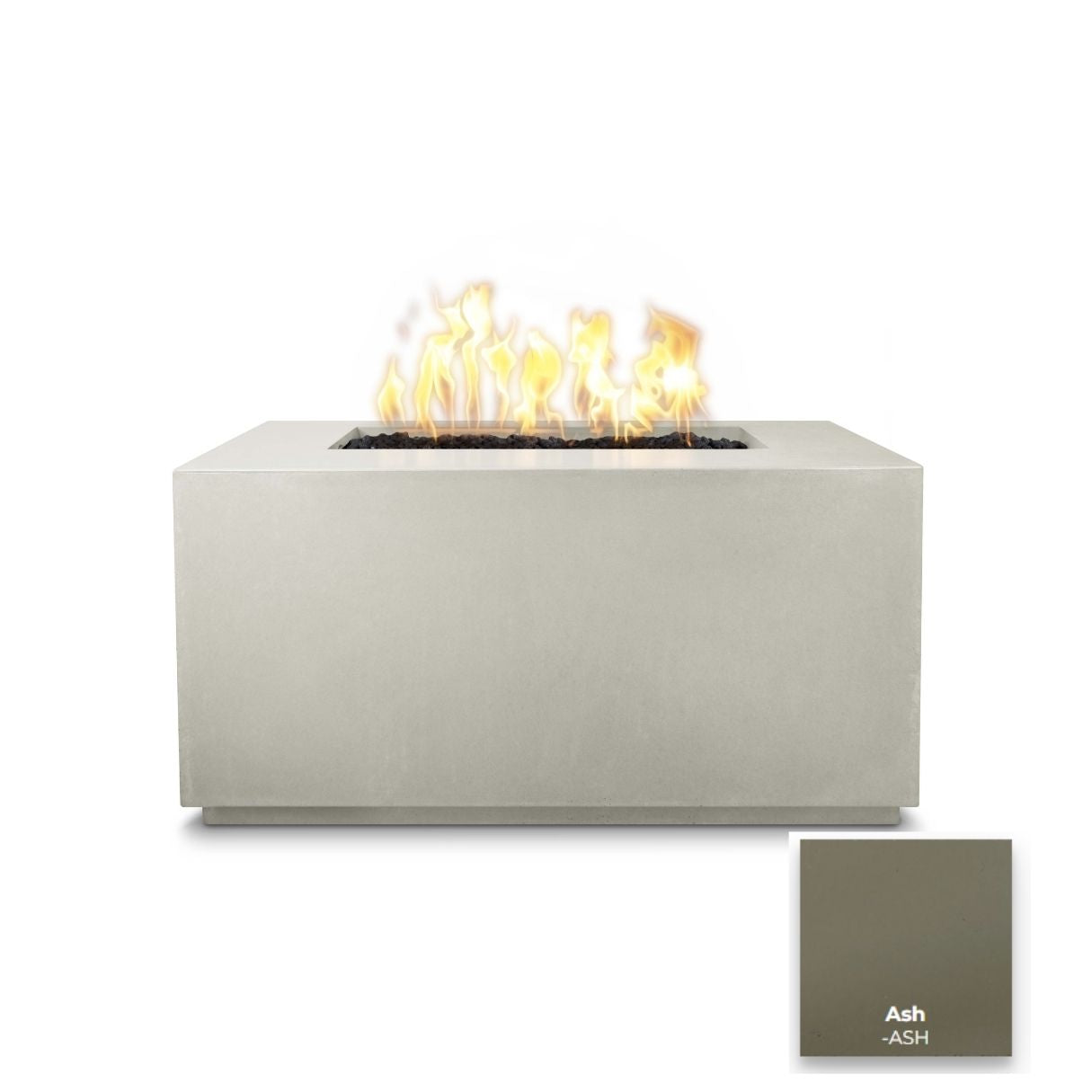 Pismo Concrete Gas Fire Pit by The Outdoor Plus - Free Cover Included